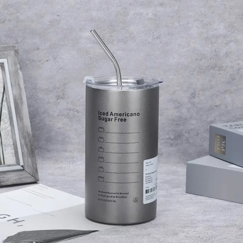 [HCM] Ly giữ nhiệt Iced Americano Sugar Free 600ml