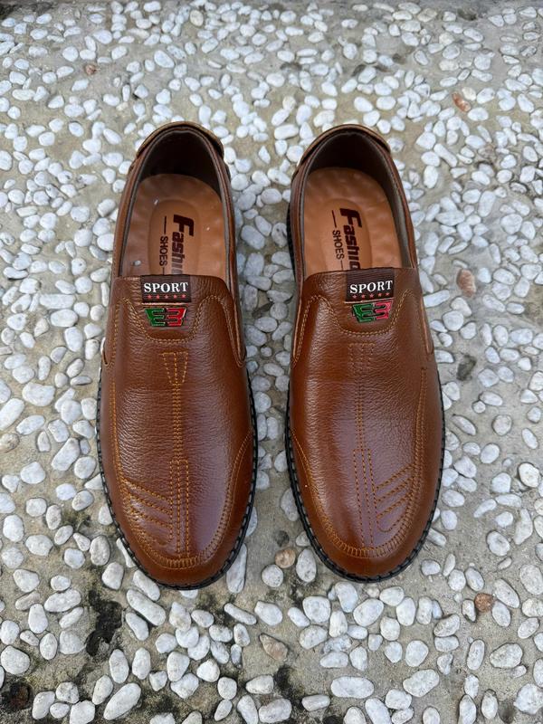 Giay mọi nam da BÒ mềm, dế cao su size 38-43 MDS 4