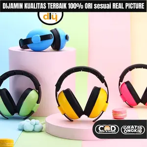 Earmuff Penutup Telinga Anak Bayi Dewasa Anti Bising Tekanan Udara Untuk Tidur Pesawat