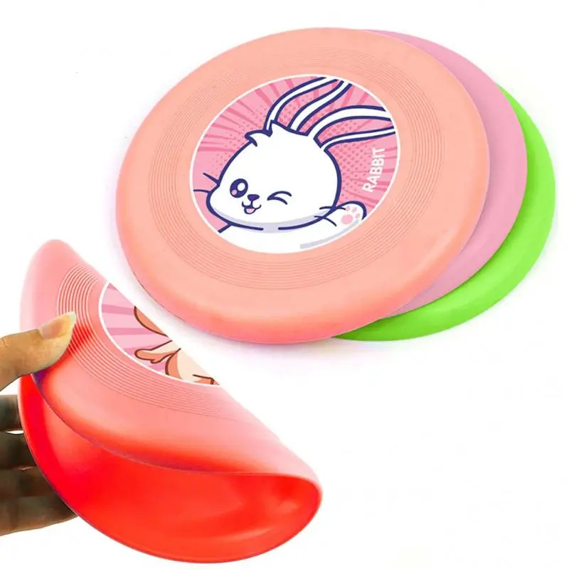 Cartoon Pattern Soft Rubber, 1 Count Outdoor Parent-child Sports Hand Throwing Toy, Flying Disc for Outdoor Sports 3