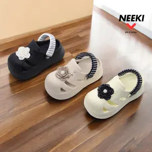 NEEKI EH160 - EH2018 | Sandal Baim / CLOG Kekinian | Sandal Anak Perempuan Cantik Terbaru 2025 Model Bunga