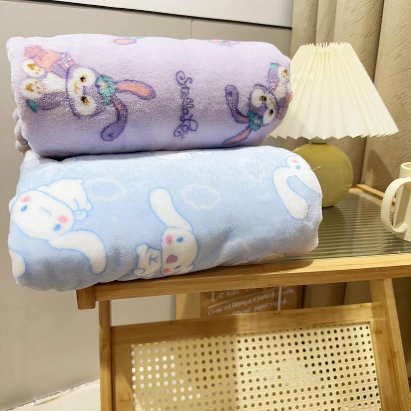 Product Introduction of Chăn Nhỏ Hoạt Hình, Cinnamoroll Babycinnamoroll, Phong Cách Nữ Tính, Thích Hợp Cho Mùa Thu Và Mùa Đông, Chăn Ngủ Trưa, Chăn Đi Chơi Ký Túc Xá, Bao Gồm Khăn Trải Sofa, Dễ Thương Và Nữ Tính 10