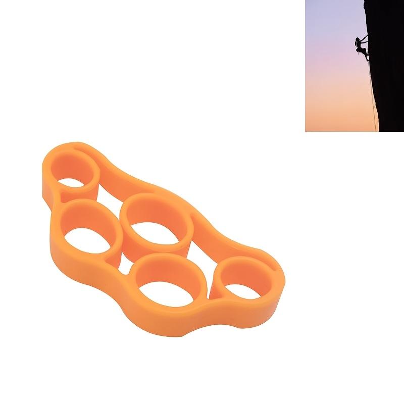 1pc Adjustable Silicone Finger Grip Strengthener - Portable Hand Exerciser with Resistance Bands for Muscle Training, Flexibility & Recovery - Black 2