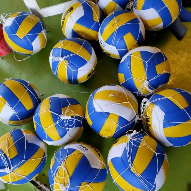 (BAYAR DI TEMPAT) BOLA VOLI MIKASA TERMURAH / FREE POMPA PENTIL&JARING 2