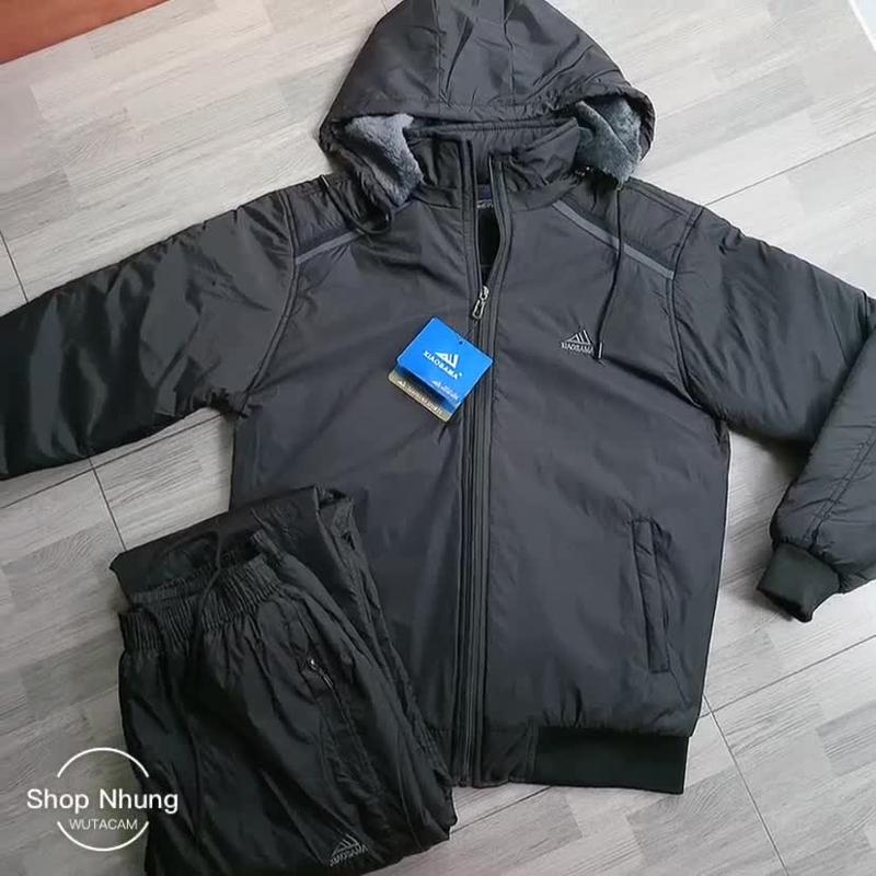  Bộ Quần Áo Gió Lót Lông Nam Trung Niên Quảng Châu Cao Cấp Tặng Bố ,Biếu Ông + Ảnh Thật Menswear Polo 