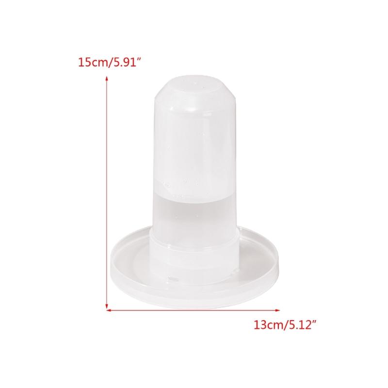 Product Introduction of Garden Universal Poultry Plastic Food Dispenser Easy Clean Environmental Farm Safe Pet Chicken Automatic Feeding Bucket 6