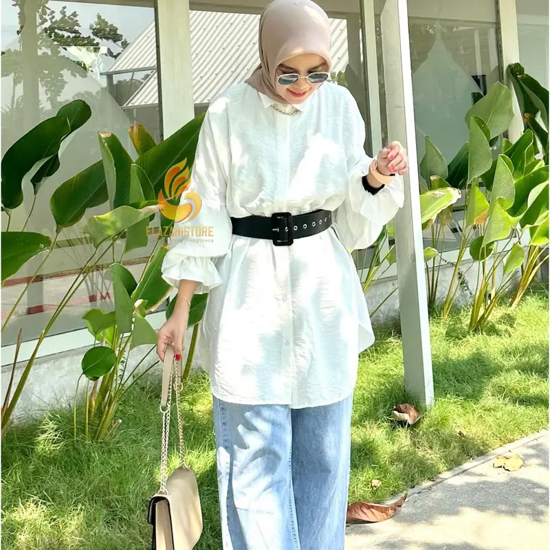 KW - Aqila Tunik Slit Bahan Pololinen Jumbo 8