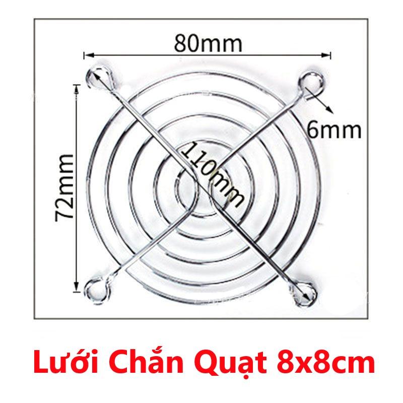 Product Introduction of Lưới chắn bảo vệ quạt tản nhiệt 12V, 24V kích thước 5x5, 8x8, 9x9, 12x12 5
