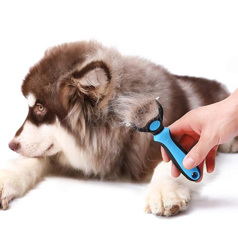Product Introduction of Professional Pet Brush Dog Hair Remover Pet Fur Knot Cutter Puppy Cat Comb Brushes Dogs Grooming Shedding Supplies 7