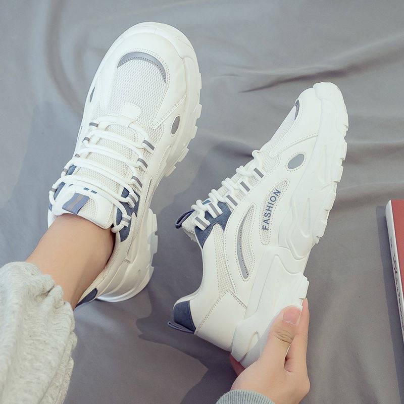 Product Introduction of giày nam tăng chiều cao 5cm lưới kết hợ da có phản quang sp 2002 Sneaker Cao Su Đế Bằng Shoes 12