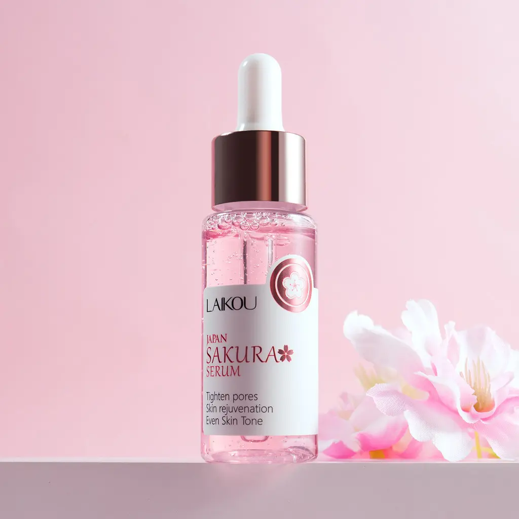Japan Sakura Serum Remove Wrinkles Spots Cherry Blossoms Facial Essence 30ml