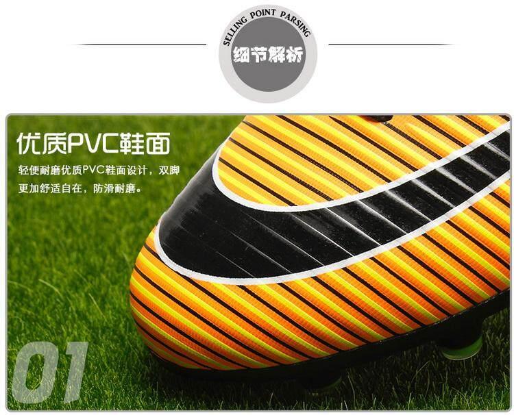 Product Introduction of Giày Futsal dành cho nam và nữ, giày bóng đá có gai dài đến mắt cá chân, giày cao cổ, giày thể thao trong nhà 26