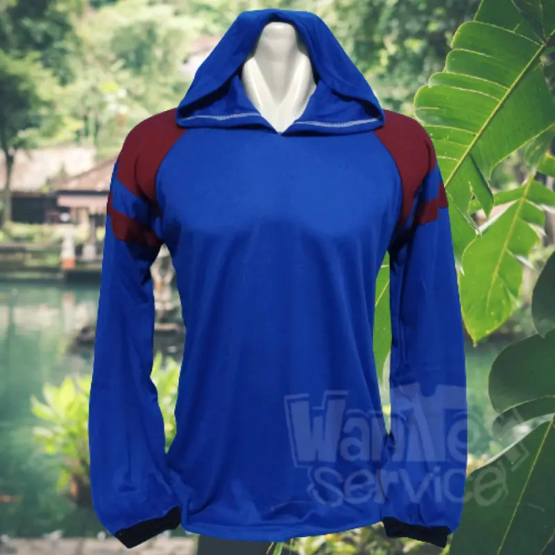 Baju Kaos Tani, (Biru Benhur Kombinasi), Kaos Kebun, Kaos Proyek, Kaos Basahan Kerja, 0