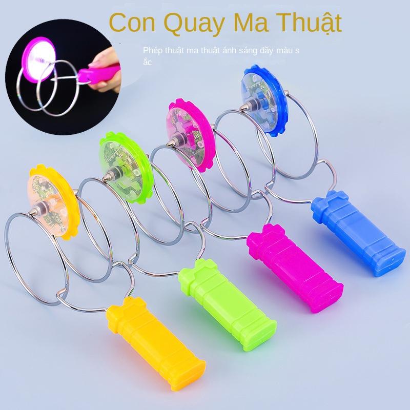 Con Quay Bay Ma Thuật Xoay Quán Tính, Tay Cầm, Sáng Tạo, Đầy Màu Sắc, Phát Sáng, Đồ Chơi Đường Ray Từ Tính 1