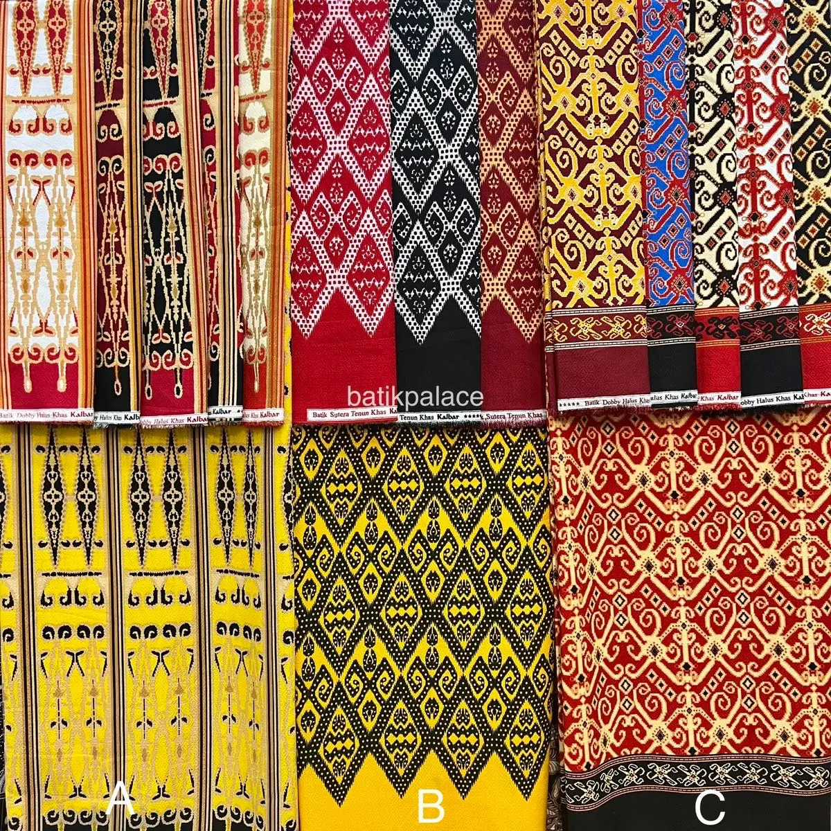 Kain Batik Khas Borneo Kalimantan Motif Cumi Tenun Kalbar