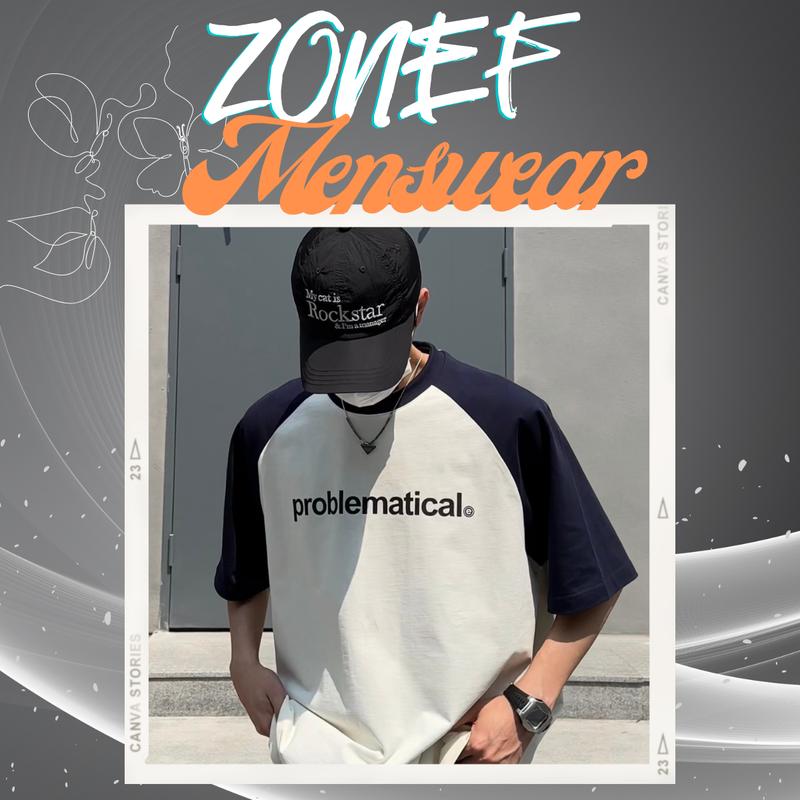 Product Introduction of Áo Thun Raglan Problematical By Zonef Menswear 2