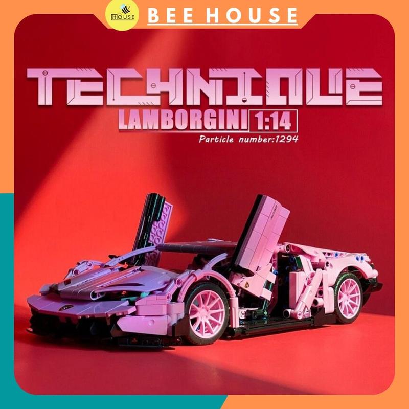 Đồ Chơi Lắp Ráp Kiểu Mô Hình Siêu Xe Lam-bor-ghini Lamborghini Sian FHP37
