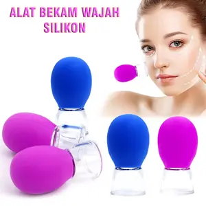 ALAT BEKAM Silikon Wajah Facial Cupping Kecantikan Kencangkan Kulit Wajah Alat Vacum Wajah dan Tubuh