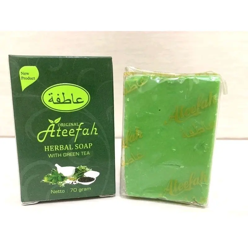 (BPOM) SABUN ARAB WITH GREEN TEA MERK ATEEFAH 70GR