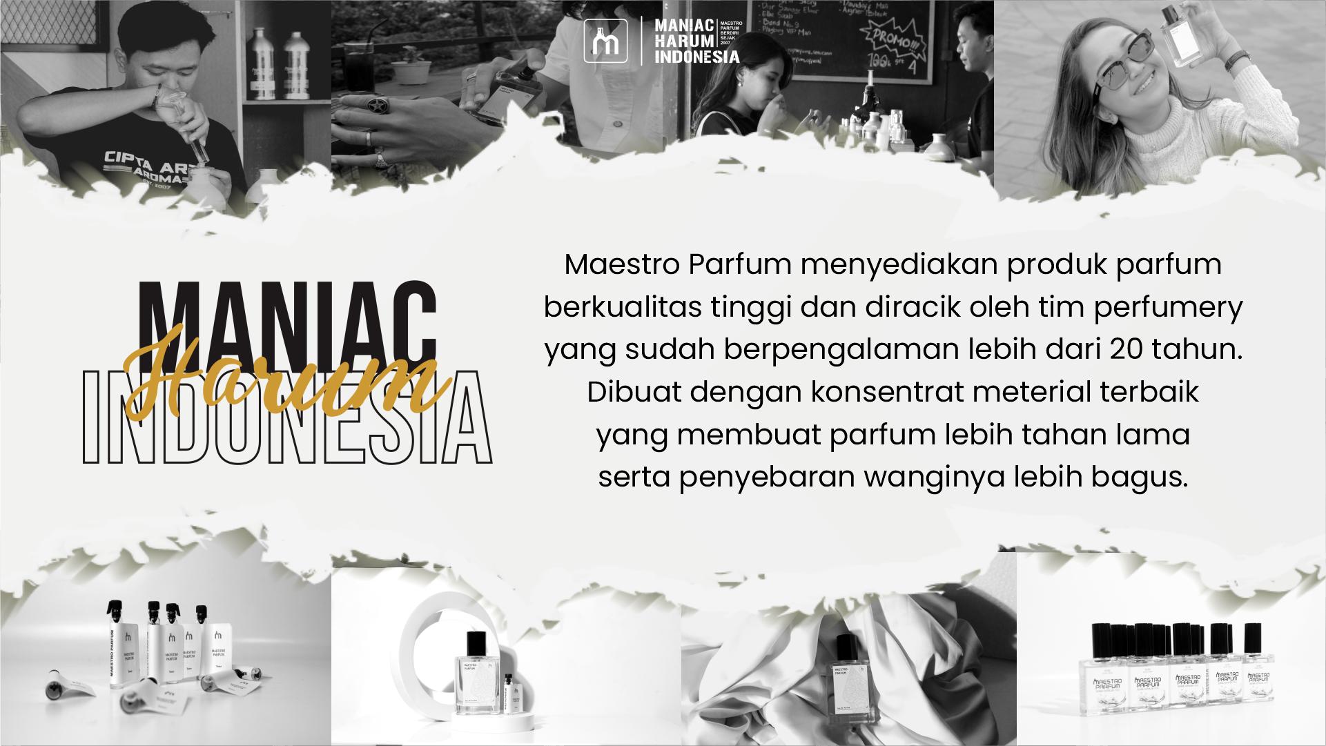 Maestro Parfum Serbu 15ml - Parfum Pria & Wanita Wangi Tahan Lama dari Maniac Harum Indonesia