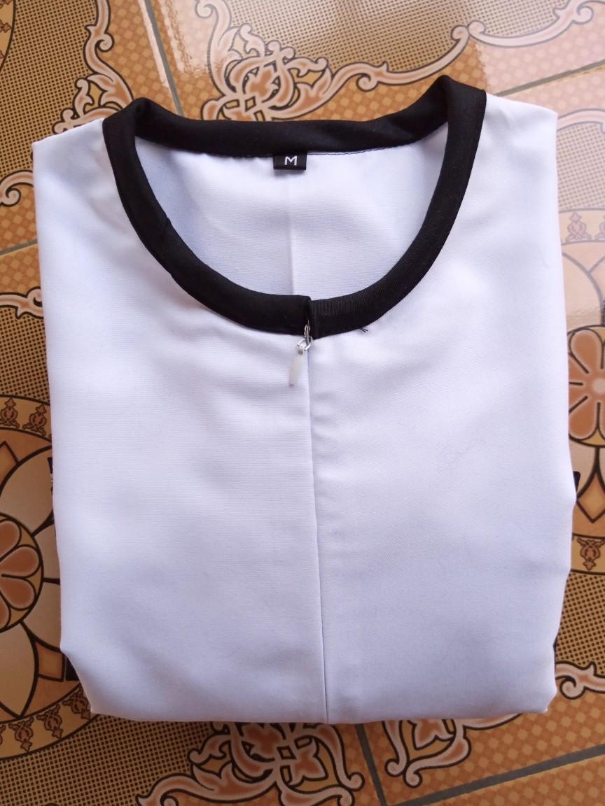 gamis hitam putih anak perempuan paud TK Madrasah usia 3-11 tahun Polos Putih Hitam Katun Muslim Seragam Panjang Baju Dress