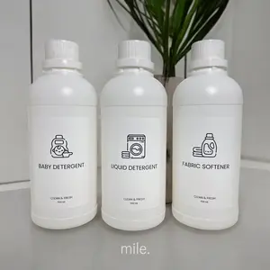 BOTOL REFILL 500ML DETERGENT LIQUID/WADAH ISI ULANG SABUN CAIR 500ML + LABEL ANTI AIR 500 ML ORGANIZER AESTHETIC MINIMALIS 500 ML WADAH ISI ULANG CAIRAN LAUNDRY/BOTOL REFILL 500ML MINIMALIS AESTHETIC CAIRAN LAUNDRY