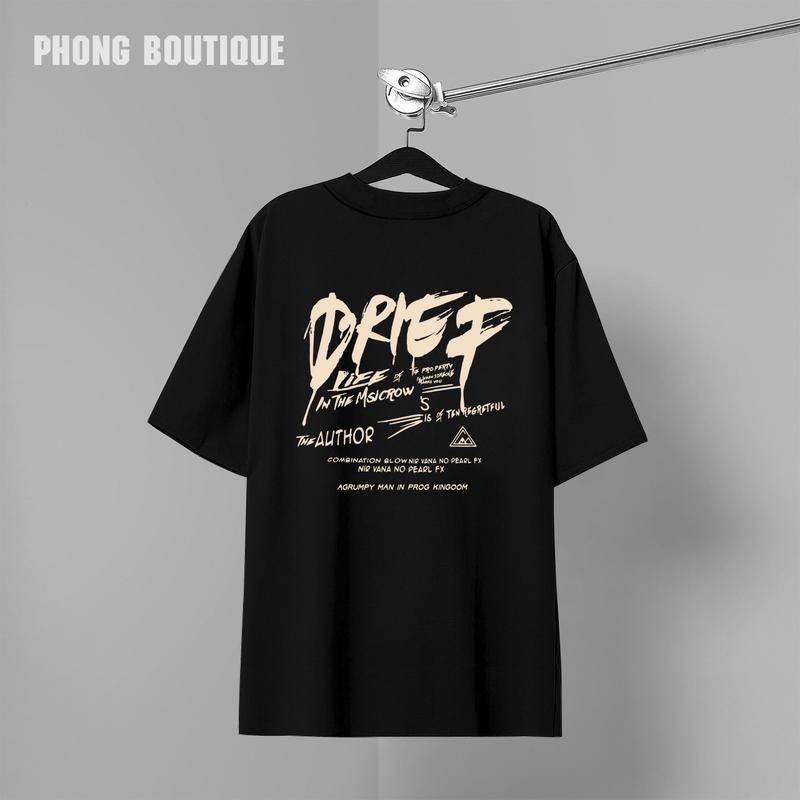 Áo thun tay lỡ Life form rộng by Phong Boutique