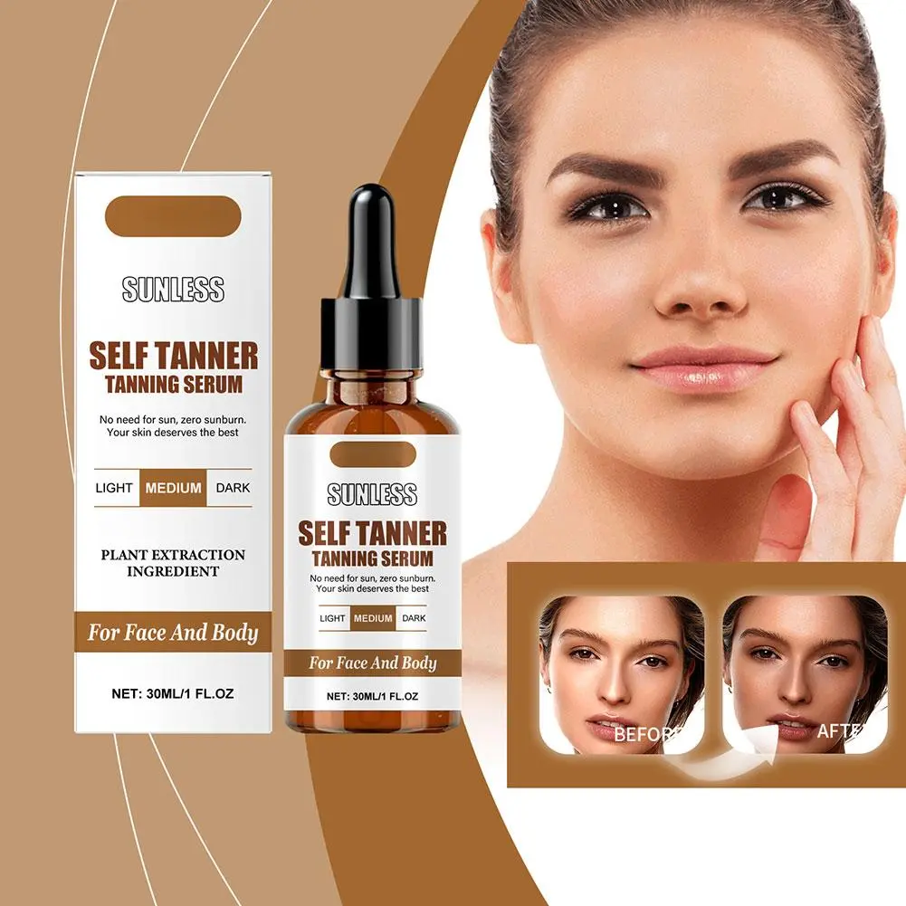 Tanning Tanning Serum Melanogenesis Sunburn Photorefractive Herbal Serum