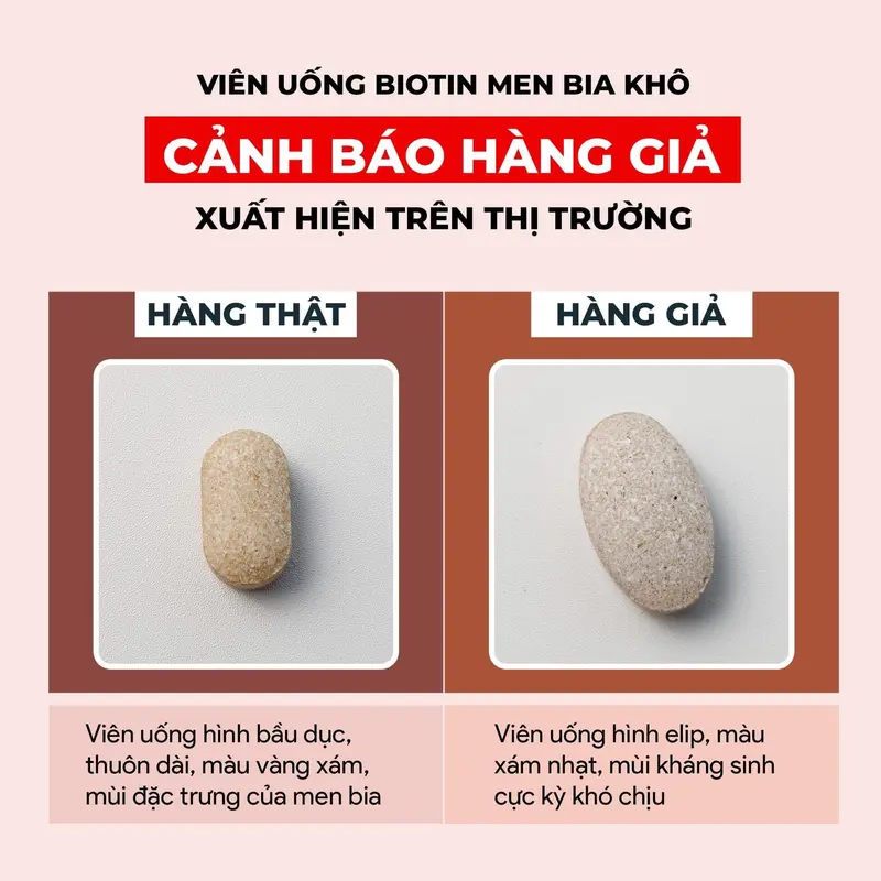 Biotin Viên Uống Hỗ Trợ Mọc Tóc Brewer's hộp 60 viên hàn quốc - Hỗ trợ kích thích mọc tóc, hỗ trợ giảm rụng tóc, gãy tóc 3