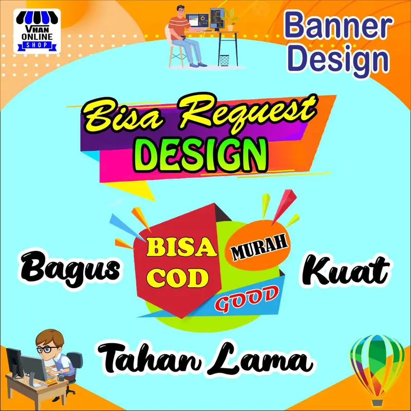 Cetak Spanduk, Banner, Mmt, Sesuai Request, Bisa Request Gambar Dan Ukuran 2