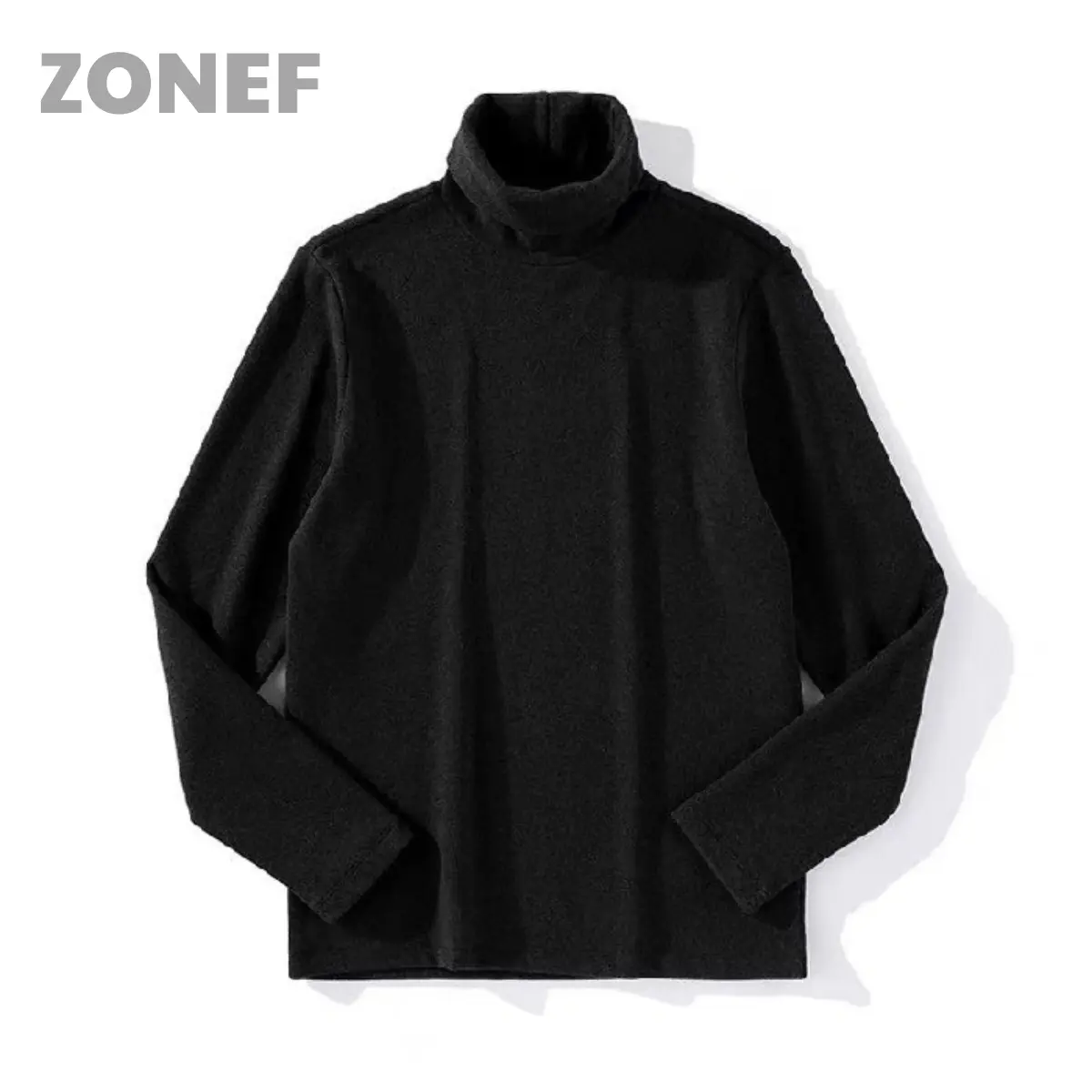 Áo Giữ Nhiệt Nam Zonef Cổ Lọ Giữ Ấm Co Giãn 4 Chiều. Cotton