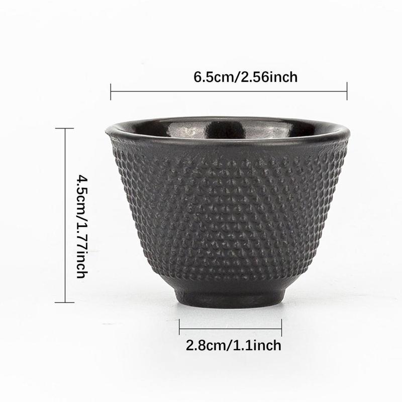 Product Introduction of Cast Iron Teacup with Coaster,Tea Cup with Saucer,Creative Teaware,Asian Tea Cup,Cast Iron Teaware,Iron Tea Cup Tea Cup 0