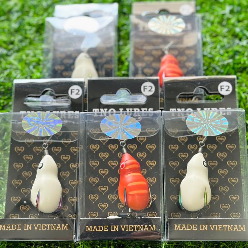 Mồi Câu Lure TNQ F2 lửng, Nhái hơi, Câu Lure Lóc, Chuối, Sộp, Mồi Câu Lure, Mồi Câu Cá Đi Câu Fishing