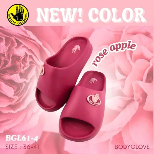 รองเท้าแตะ Body Glove BGL61 สีดำ/ครีม/เบจ/ชมพู/มะเหมี่ยว พื้นนิ่ม เบา ขนาดผู้หญิง