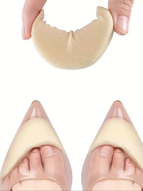 Women's Fashionable Plain Color Toe Pads, Casual Comfortable Anti-pain Shoe Toe Front Long Toe Filler, Shoes Accessories for Women & Girls 3