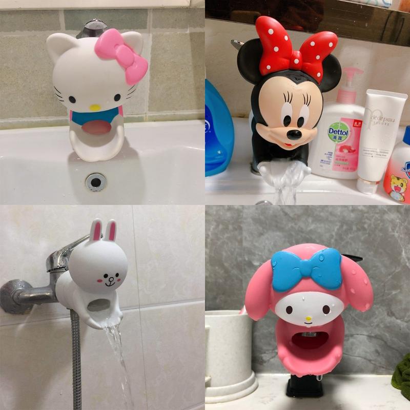 Hướng Dẫn Nước Đầu Chống Bắn Nước Hoạt Hình, Hướng Dẫn Nước Mở Rộng Bồn Rửa, Dụng Cụ Mở Rộng Vòi Nước, Dụng Cụ Mở Rộng Rửa Tay Cho Trẻ Em Và Em Bé, Hàng Có Sẵn