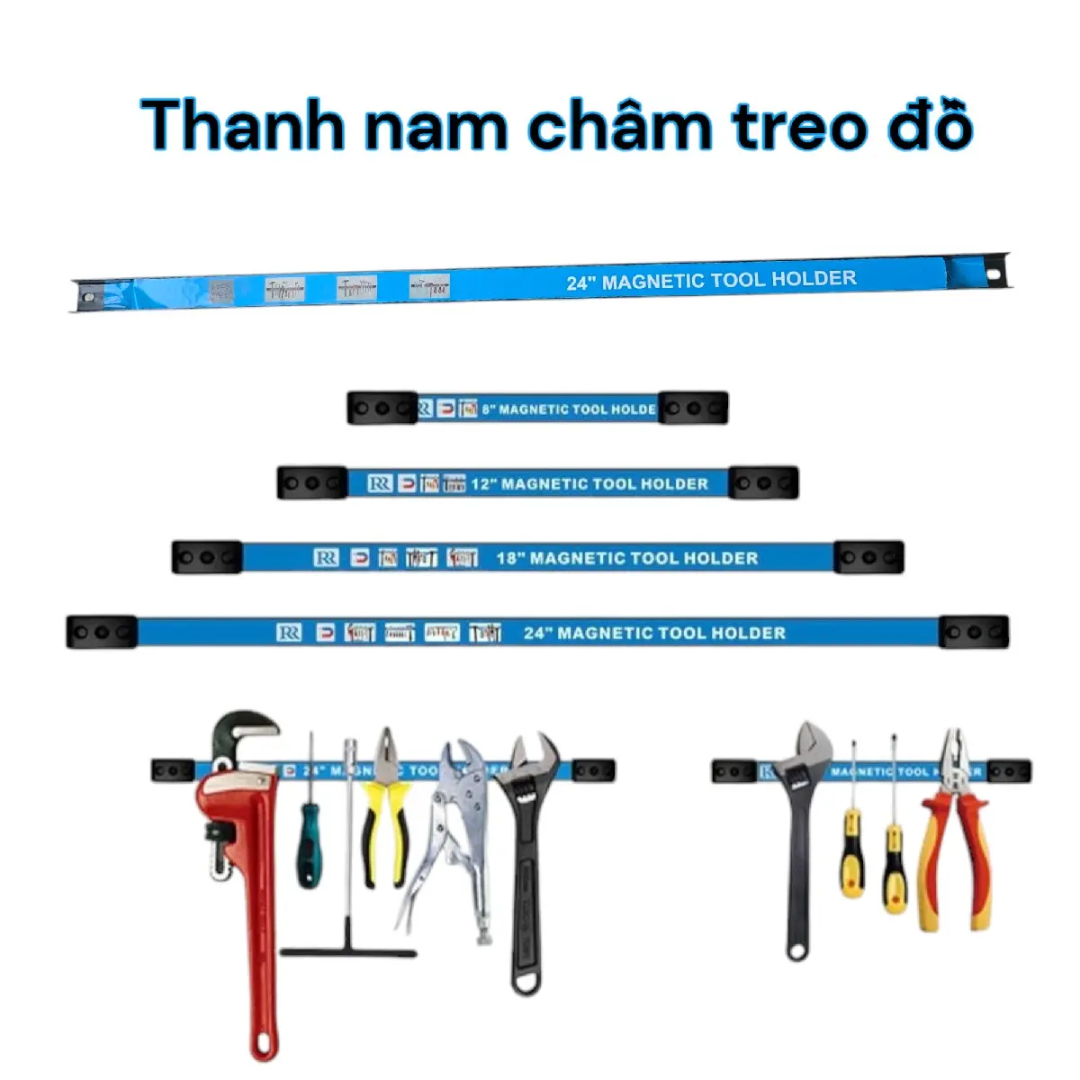 Thanh nam châm từ tính treo đồ nghề