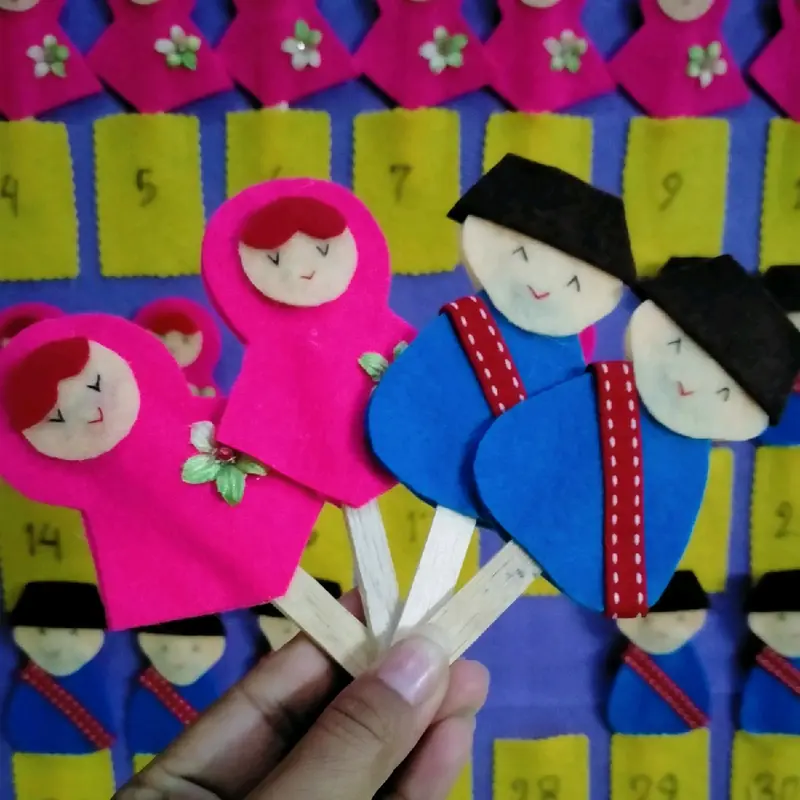 stik karakter absensi//karakter hijab//stik absen/pelengkap absen anak SD 6