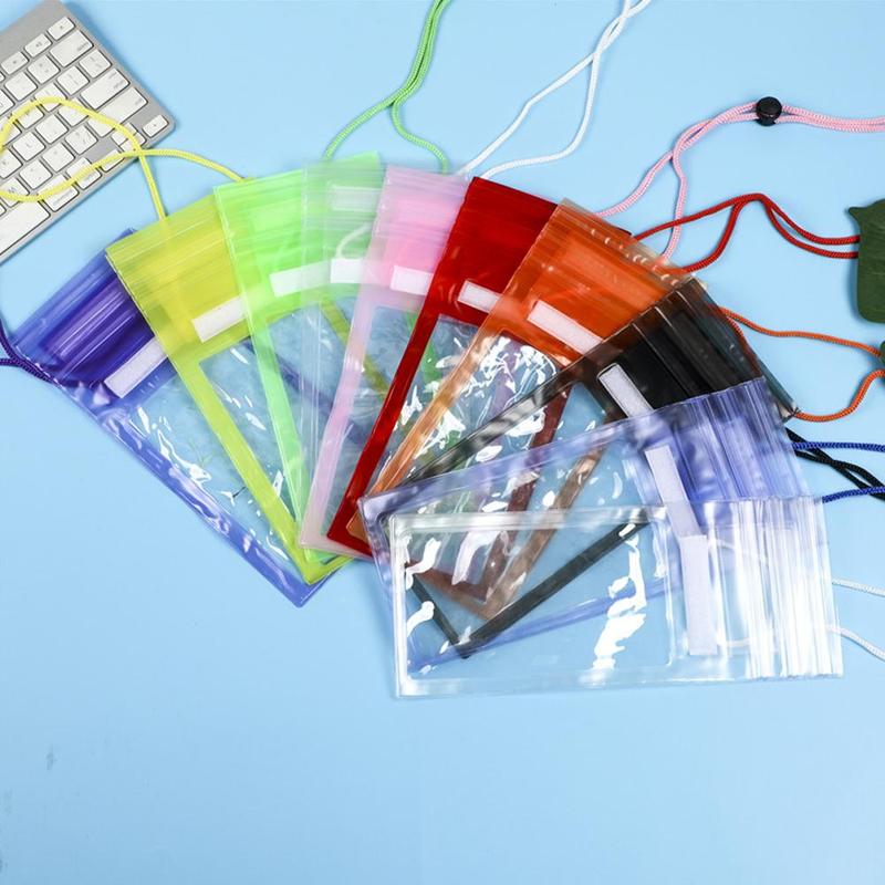 Product Introduction of Transparent Dustproof And Waterproof Bag For Mobile Phones, Touch Screen Swimming And Diving J3F2 33