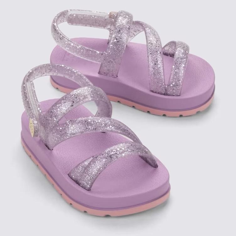  Sandal quai chéo Zaxy glitter sand baby Cho bé gái màu tím   lilac   