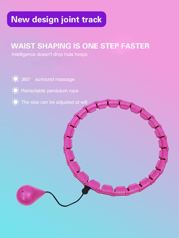 Product Introduction of 1 Pcs Net Celebrity Outdoor Fitness Equipment Adult Children Female Sports Beautiful Waist Will Not Fall Off Intelligent Hula Hoop 1