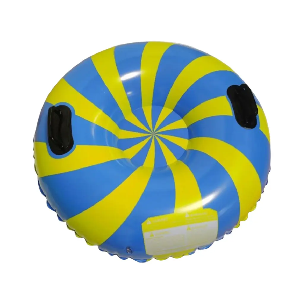 [CY] Ultra-comfortable Seat for Skiing Thick Pvc Ski Ring for Durability Snow Tube Sled with Handles for Family Winter Fun Outdoor Sports Toy for Kids  Adults Hard Bottom