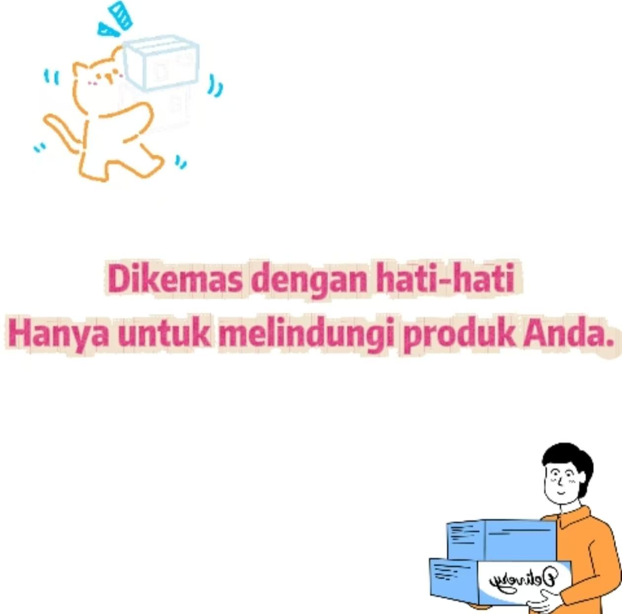 Kemasan cantik｜Dikemas dengan aman｜Tidak mudah rusak