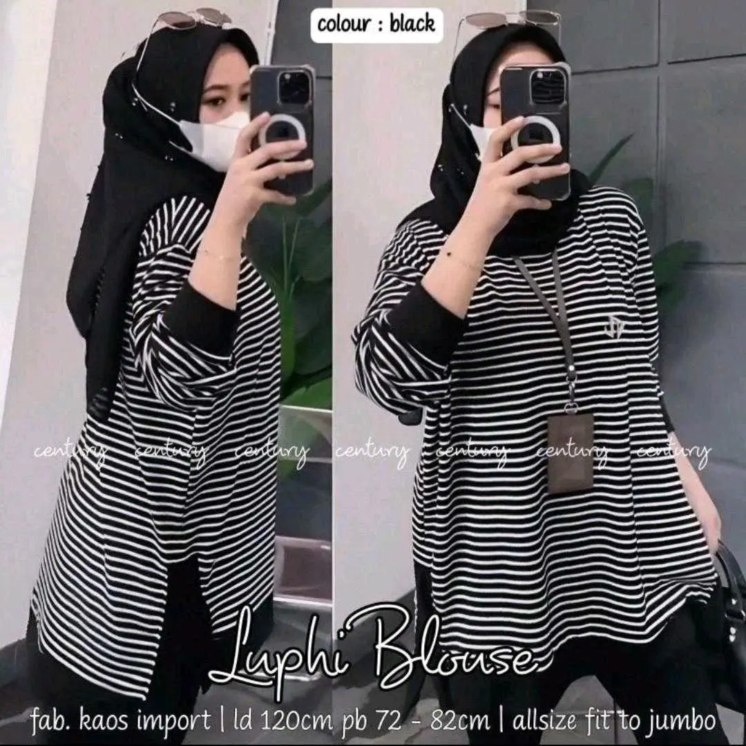 LUPHI BLOUSE/ATASAN SALUR/ LINEA BLOUSE