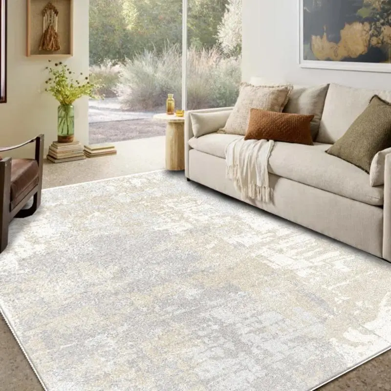 Modern Abstract Art Pattern Rug, 1 Count Non-slip Soft Floor Mat, Washable Area Rug, Decorative Carpet for Home Living Room Bedroom Hotel