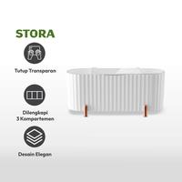 Gambar STORA 21.4X8.6X9.1 CM KOTAK PENYIMPANAN KAPAS - PUTIH dari AZKO ID Kota Administrasi Jakarta Pusat 4 Tokopedia