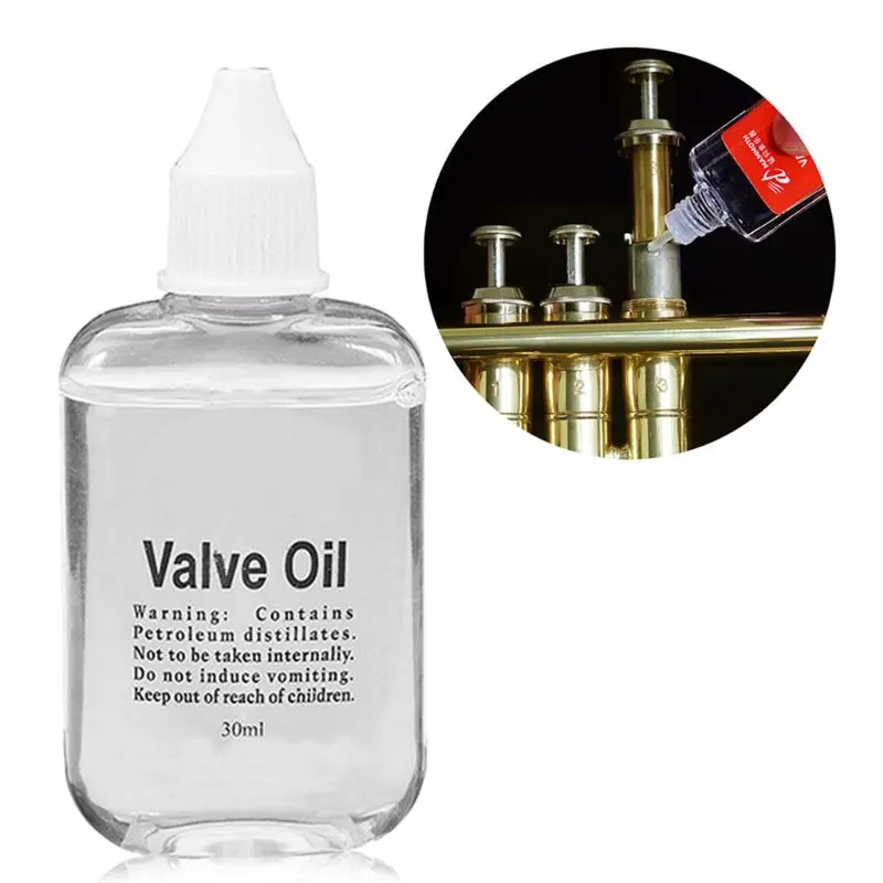 Kèn Trumpet Cho Van Dầu, Vòng Bi Xoay Nhẹ, Sừng Pháp, Dầu Bôi Trơn Trombone Lube, 30Ml