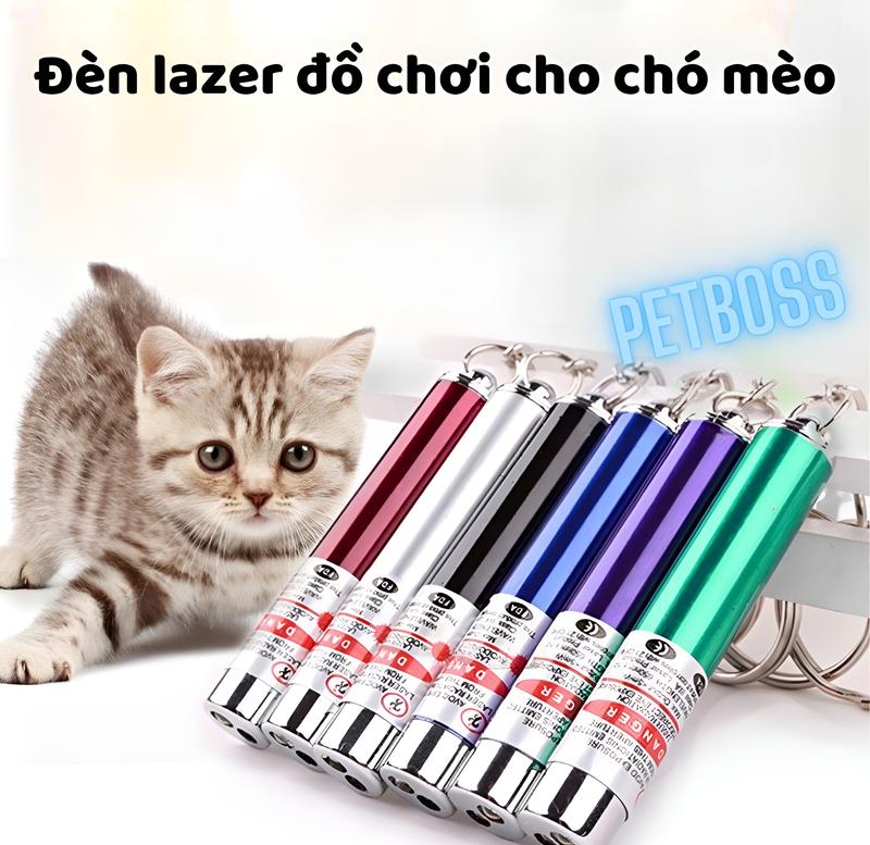 PC188 ĐỒ CHƠI ĐÈN LASER CHO MÈO GIÚP CHÓ MÈO XÃ STRESS VUI NHỘN MÀU NGẪU NHIÊN