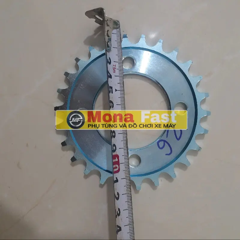 Dĩa nhông sau 26 răng dream wave anpha đời đầu, xe 50, sirius 50 Phụ Tùng nhông dĩa 5