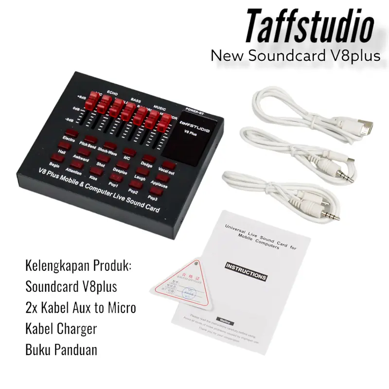 New Soundcard V8 V8s V8u. V8plus TAFFSTUDIO 2